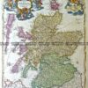 4-187  Scotland - Regnum Scotiae by Homann  c.1720