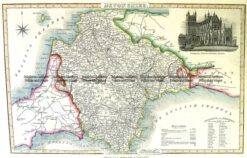 4-189  Devonshire England by I. Slater c.1847