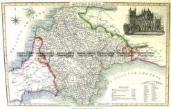 4-189  Devonshire England by I. Slater c.1847