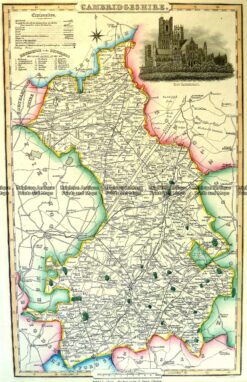 4-194  Cambridgeshire by I. Slater c.1847