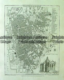 4-200  Liverpool street map  by Moule  c.1840