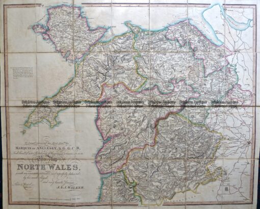 4-201  Wales – northern Counties by Walker  c.1824