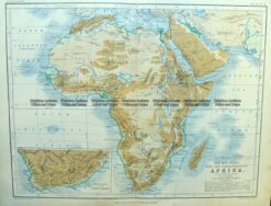 40-15  Africa - Topographical  c.1890