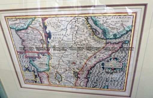 40-19 Africa – Aethiopia Superior vel Interior by Blaeu c.1640