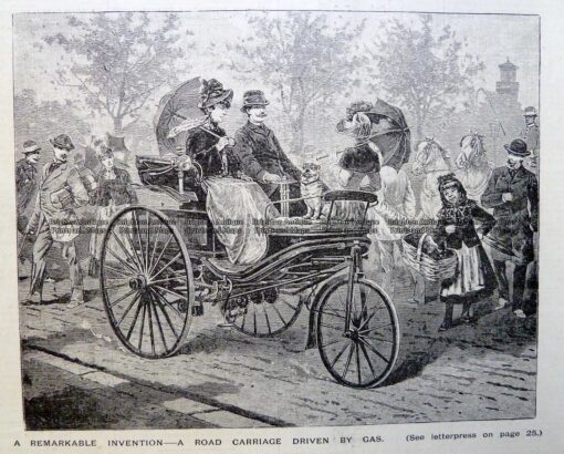 47-002  Benz Automobile  c.1889