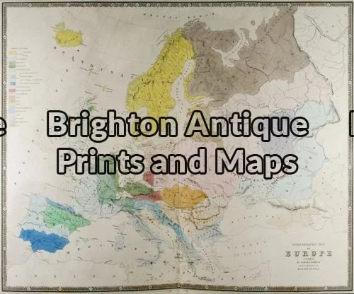 5-024 – Europe – ethnographic map W & AK Johnston – circa 1860 Hand coloured steel engraving 59cm X 49cm Condition B