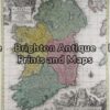 5-034 - Ireland T Lotter - circa 1740 Hand coloured copperplate engraving 50cm X 58cm Condition A+