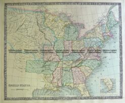 5-054  United States - Eastern by Teasdale  c.1844