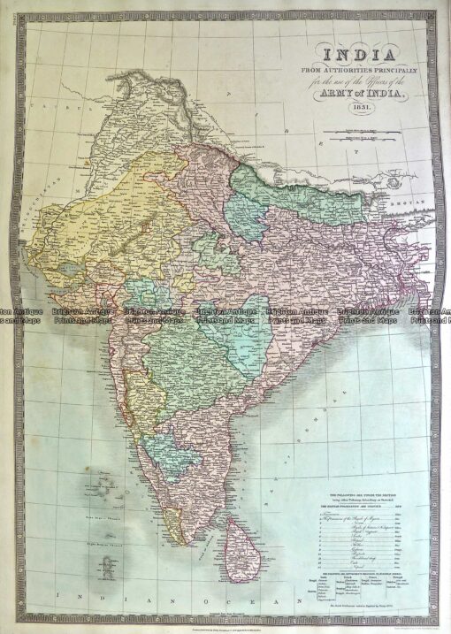 5-059  India by Teasdale  c.1844