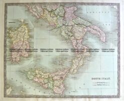 5-064  Italy - South by Teasdale  c.1844