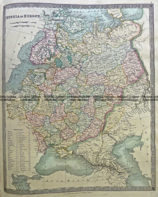 5-069  Russia in Europe by Teasdale  c.1844