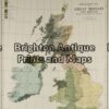 5-138 - Britain - Ethnological Map Johnston - circa 1886 Chromolithograph 33cm X 43cm Condition A