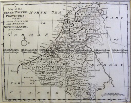 5-156  Holland Seven United Provinces by Bowen  c.1800