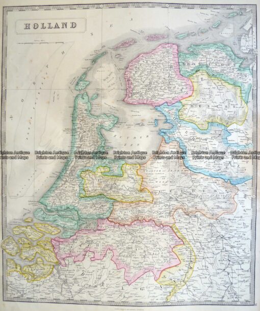 5-157  Holland by J Wyld  c.1840