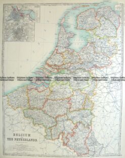 5-161 Belgium and the Netherlands by Johnston  c.1887