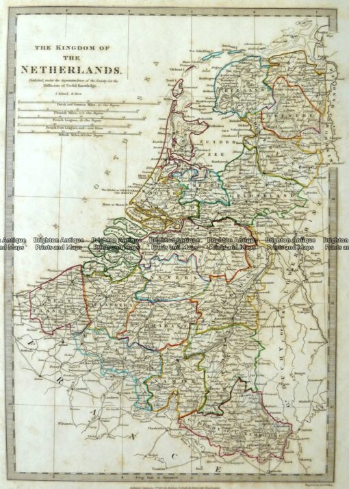5-163  Netherlands or Holland by S.D.U.K.  c.1830