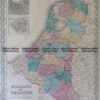 5-166 Holland and Belgium by Colton  circa 1855