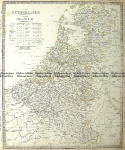 5-167  The Netherlands or Holland and Belgium by S.D.U.K  c.1844