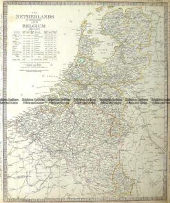 5-167  The Netherlands or Holland and Belgium by S.D.U.K  c.1844
