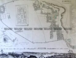 5-170 Pompeii street map by S.D.U.K c. 1844