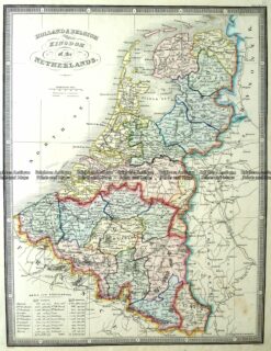 5-171  Holland and Belgium by J Wyld  c.1853