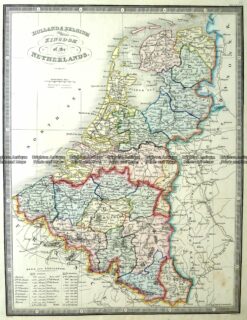 5-171  Holland and Belgium by J Wyld  c.1853