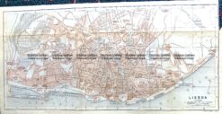 5-182  Lisbon Street Map by Wagner & Debes c.1911