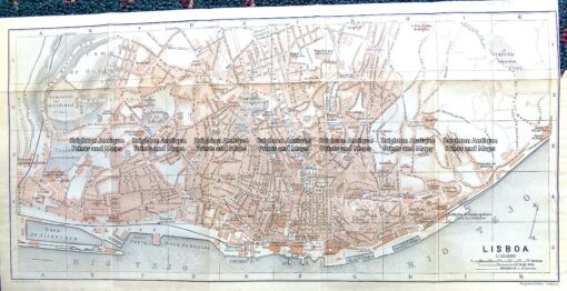 5-182  Lisbon Street Map by Wagner & Debes c.1911