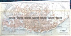 5-182  Lisbon Street Map by Wagner & Debes c.1911