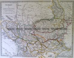 5-184  Balkans by S.D.U.K. c.1844