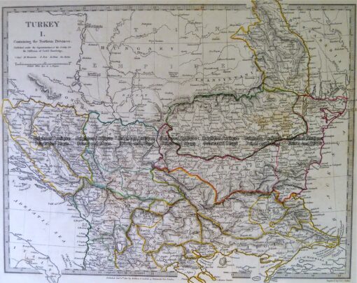 5-184  Balkans by S.D.U.K. c.1844