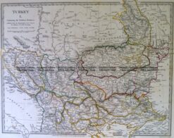 5-184  Balkans by S.D.U.K. c.1844