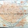 5-186 - Spain - Seville street map by Wagner & Dubes c.1911