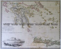5-189  Greece and Candia by S.D.U.K.  c.1844