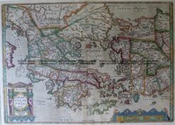 5-191 Greece by Ortelius c.1579