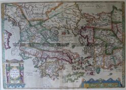 5-191 Greece by Ortelius c.1579