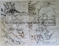 5-192  Turkey and Gallipoli by Coronelli c.1694