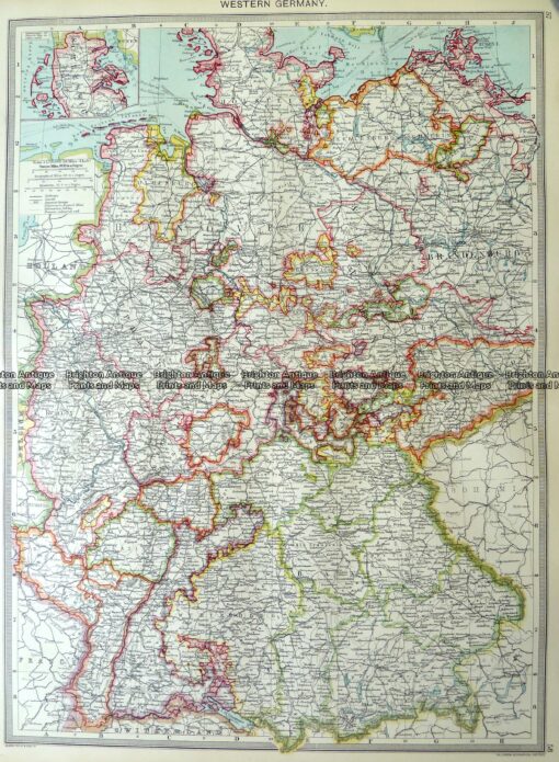 5-206  Germany – Western by Halmsworth c.1905