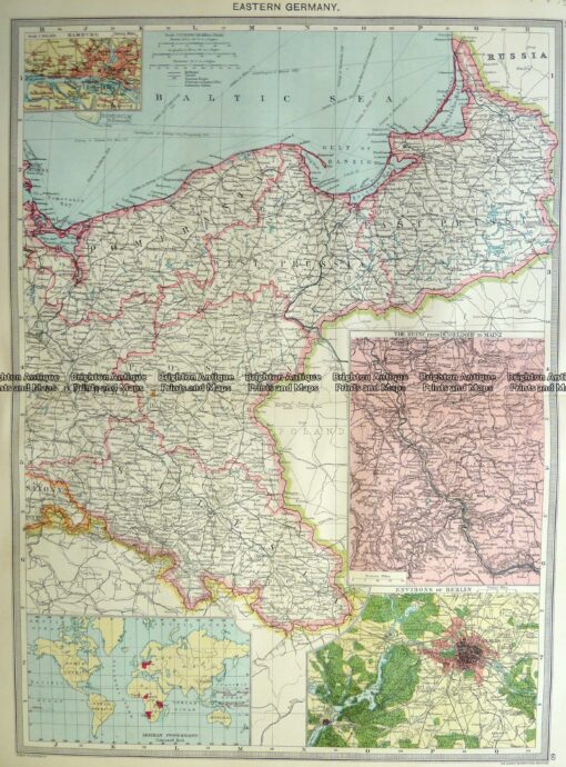 5-207  Germany – Eastern by Halmsworth c.1905