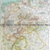 5-208  Germany - Western Germany by Bartholomew  c.1890