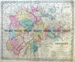 5-216  Germany - Southern by Colton  c.1855