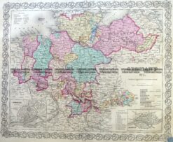 5-217  Germany - Northern by Colton  c.1855