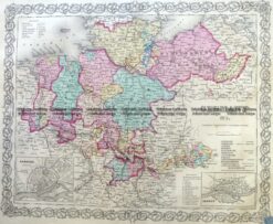 5-217  Germany - Northern by Colton  c.1855