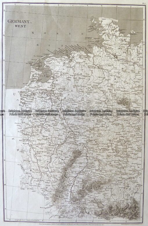 5-222  Germany – West by Arrowsmith  c.1807