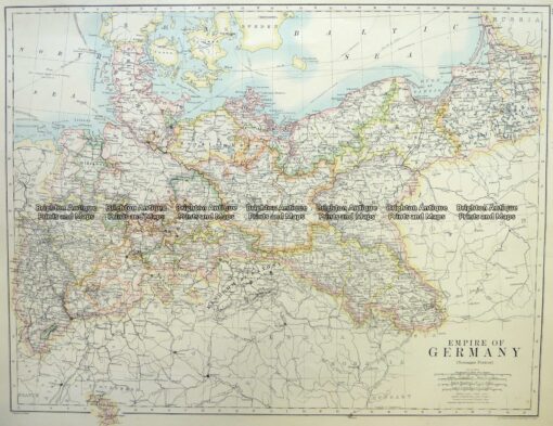 5-224  Germany – Northern by Johnston  c.1886