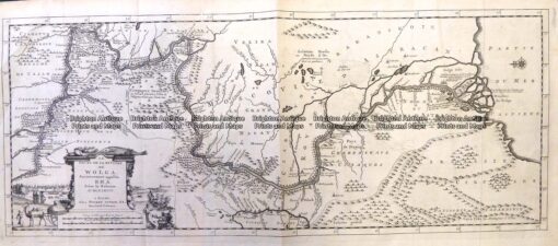 5-228  Russia – Volga River by Vander Aa  c.1725