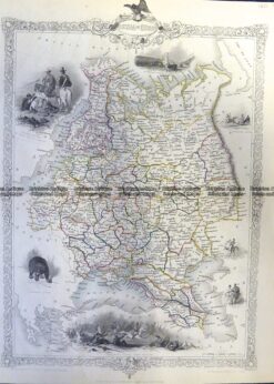 5-245  Russia in Europe by Tallis  c.1851