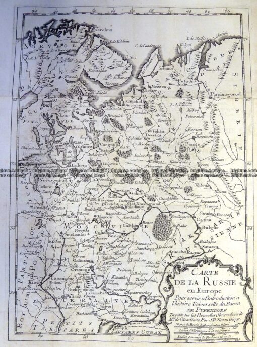 5-247  Russia in Europe by J B Nolin  c.1760