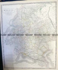 5-248  Russia in Europe by Johnston  c.1857
