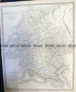 5-248  Russia in Europe by Johnston  c.1857